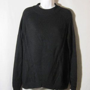Nanette Lepore 100% Cashmere Cable Knit Sweater L